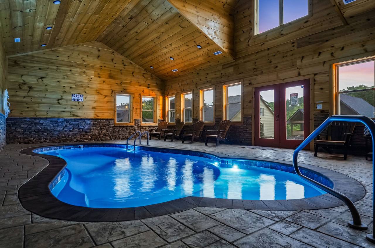 Spacious indoor pool house with private heated pool Spacious indoor pool house with private heated pool