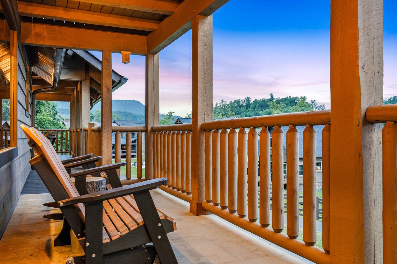 Spacious decks designed for gathering and relaxing Spacious decks designed for gathering and relaxing