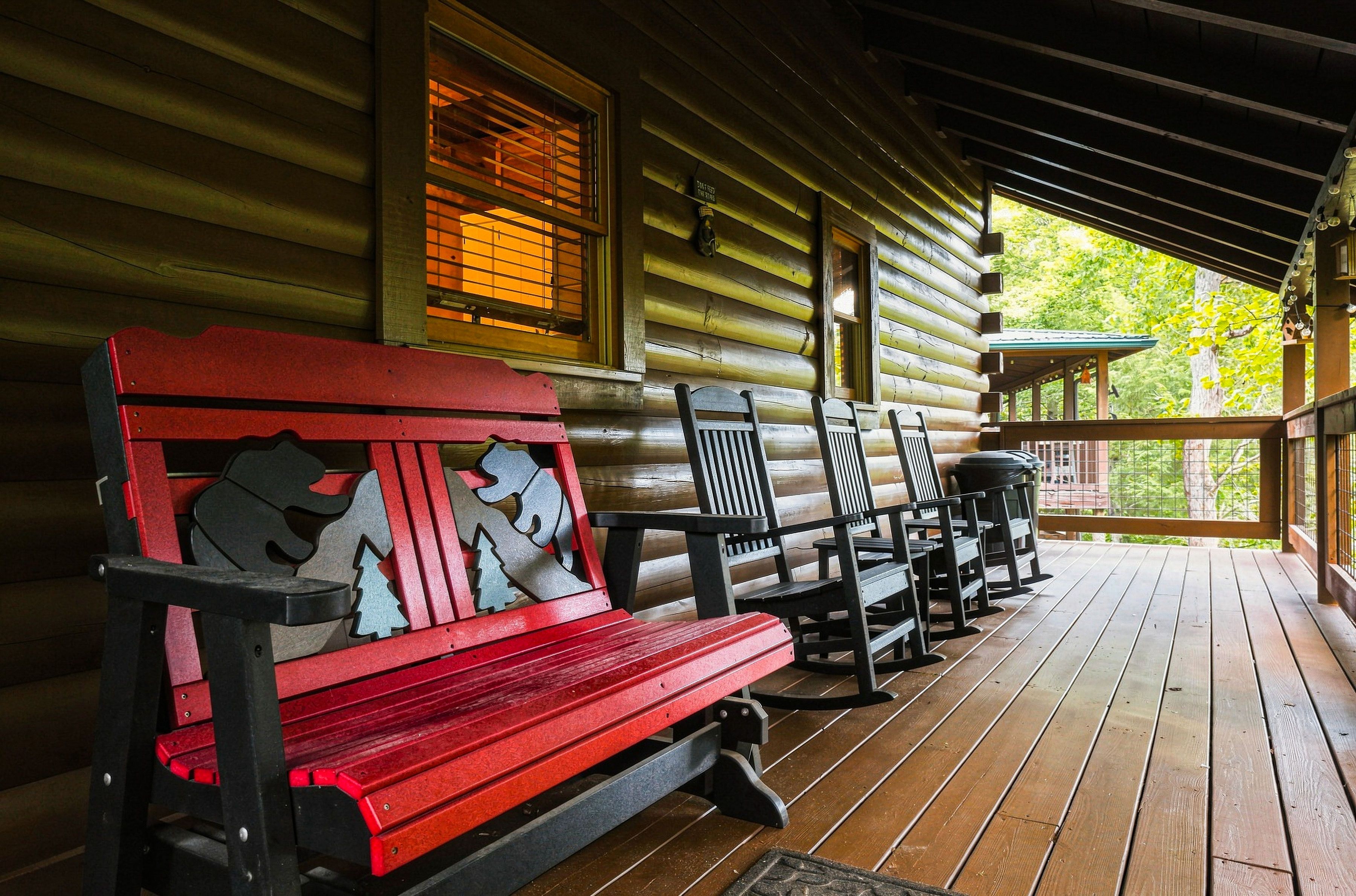 Adirondack chairs make it easy to relax outdoors