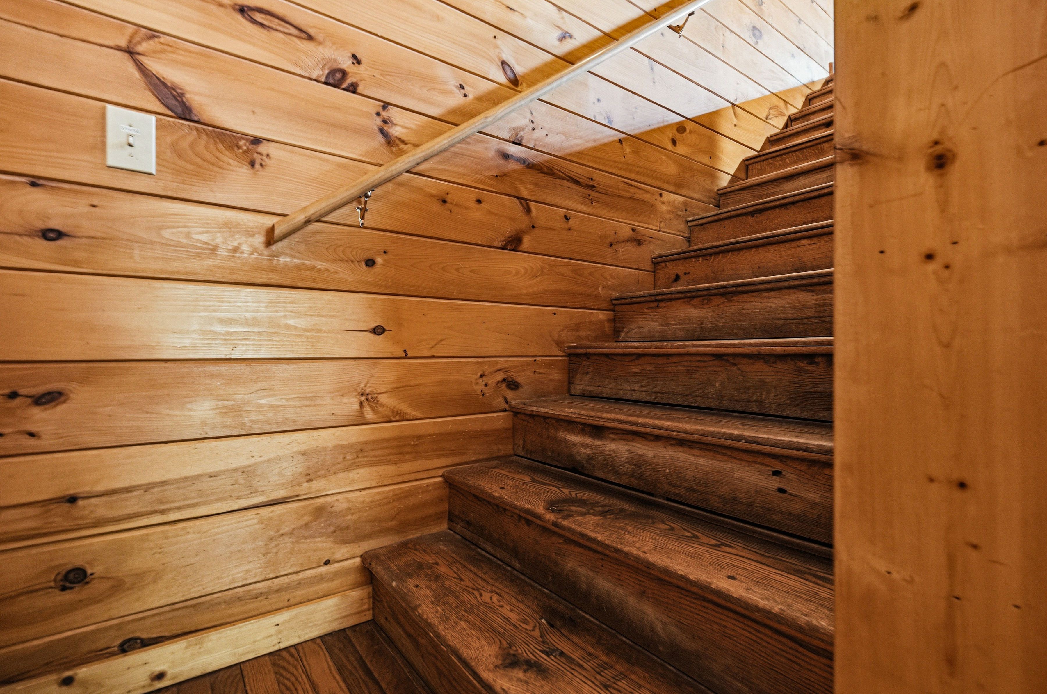 Staircase to upper level