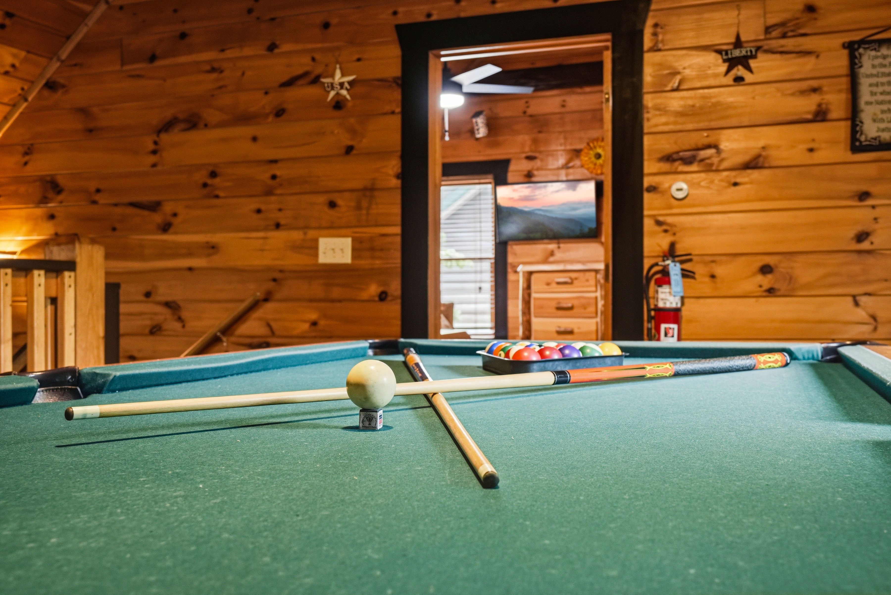 Challenge the family to a game of pool