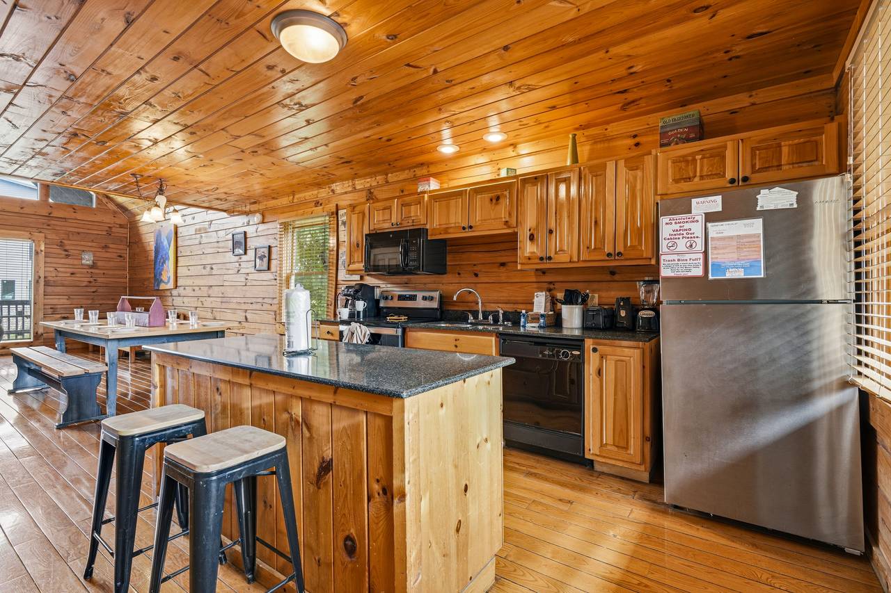 Large kitchen island with bar seating Large kitchen island with bar seating