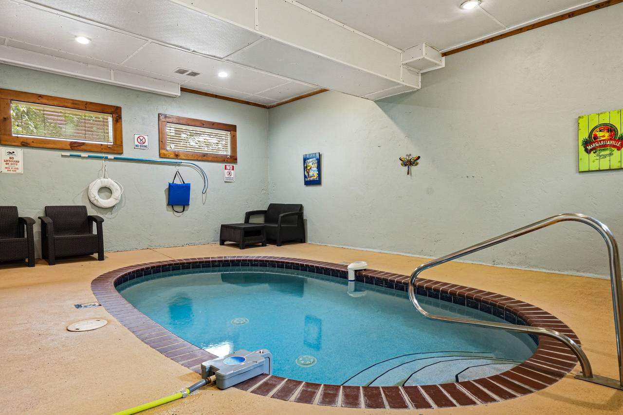 Private heated indoor heated pool for year-round fun Private heated indoor heated pool for year-round fun