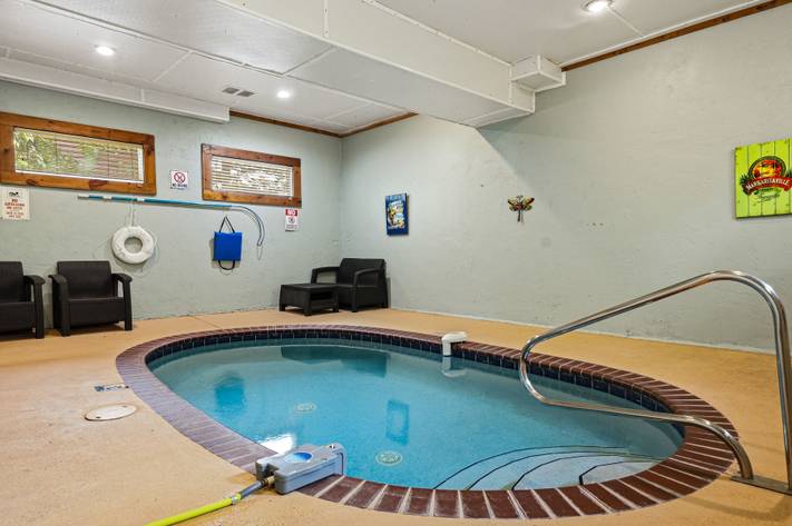 Private heated indoor heated pool for year-round fun Private heated indoor heated pool for year-round fun