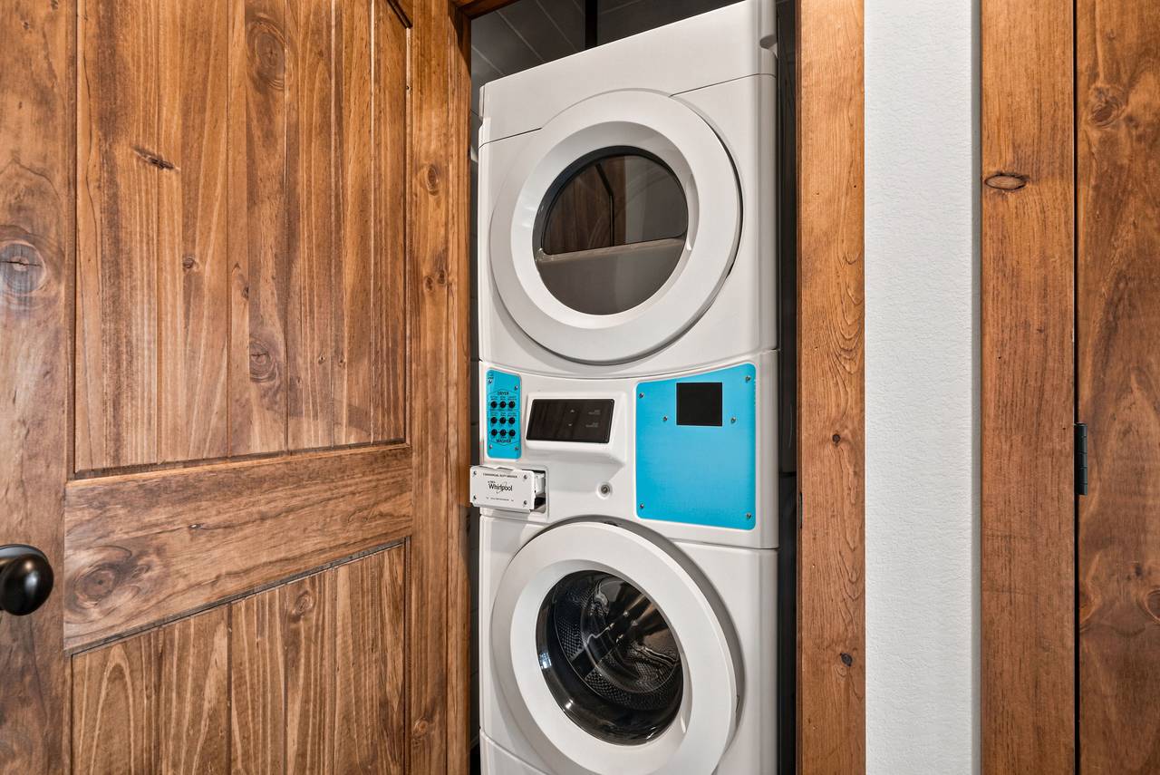 <span class="name">Lower-level laundry with stackable washer and dryer</span> <span class="name">Lower-level laundry with stackable washer and dryer</span>