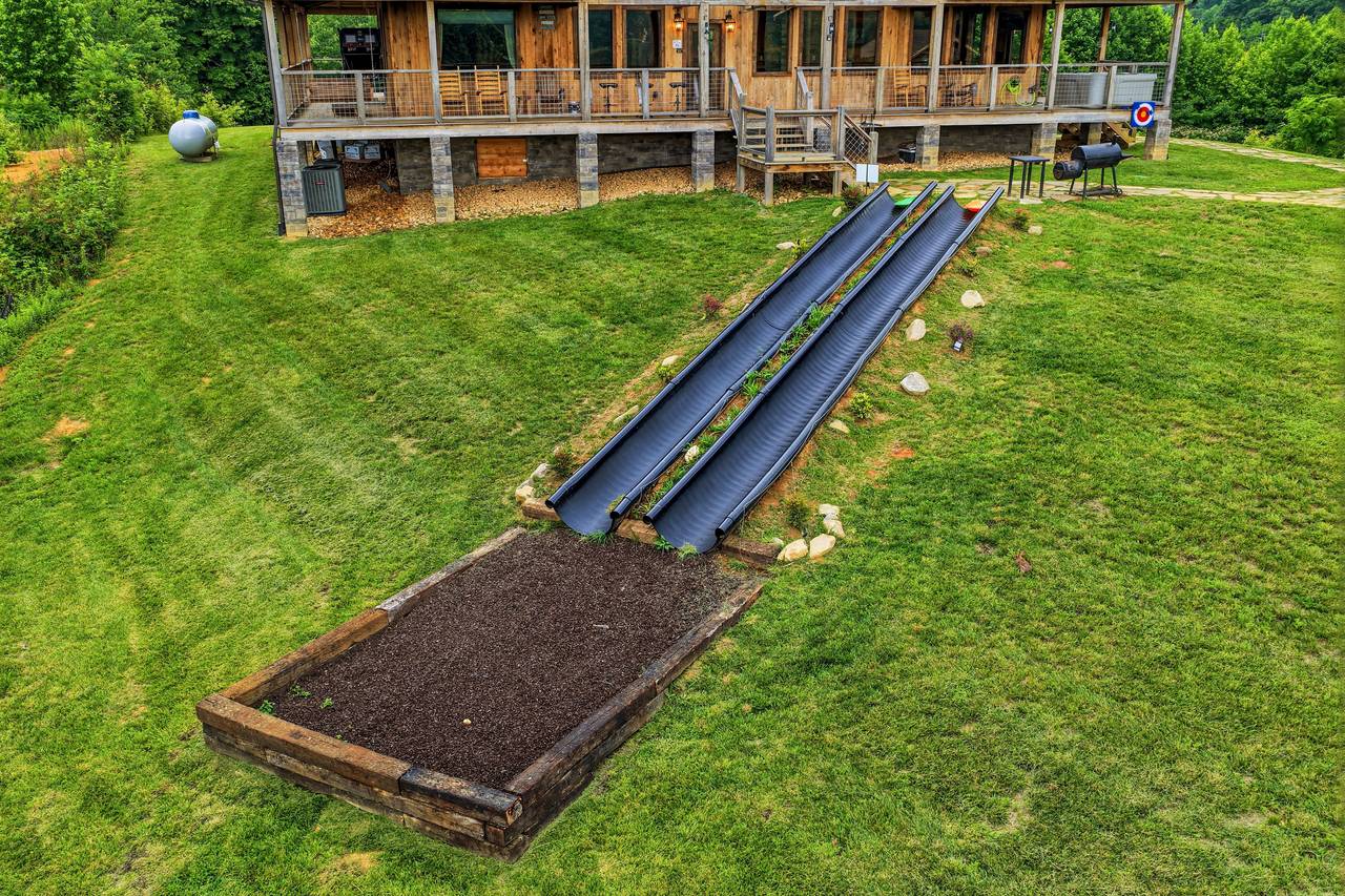<span class="name">Two 40-foot slides for unforgettable outdoor fun</span> <span class="name">Two 40-foot slides for unforgettable outdoor fun</span>