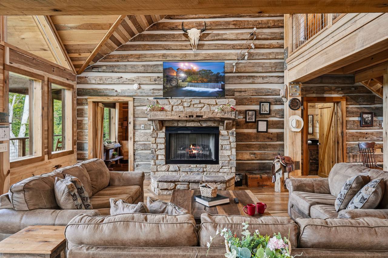 <span class="name">Relax by the gas fireplace after a day in the Smokies</span> <span class="name">Relax by the gas fireplace after a day in the Smokies</span>