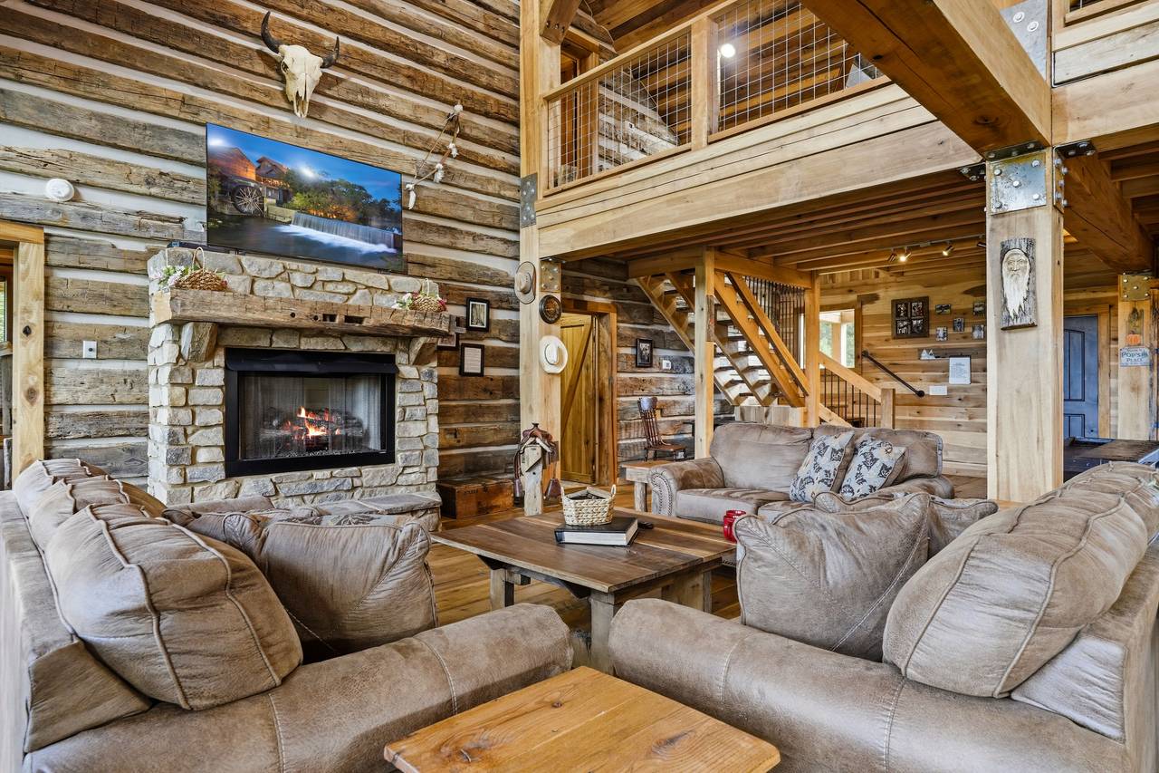 <span class="name">Relax by the gas fireplace after a day in the Smokies</span> <span class="name">Relax by the gas fireplace after a day in the Smokies</span>
