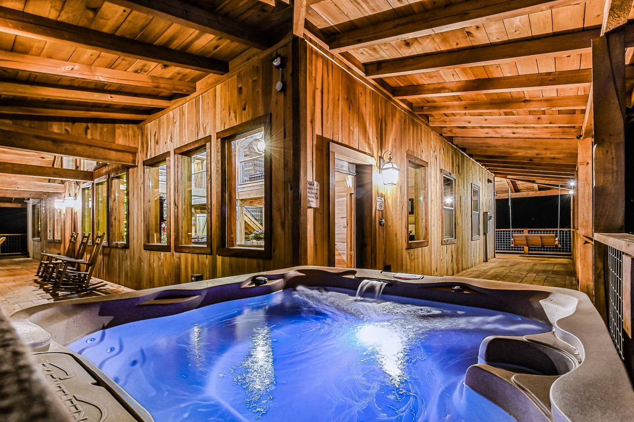 <span class="name">Private hot tub with views of the Smoky Mountains!</span> <span class="name">Private hot tub with views of the Smoky Mountains!</span>