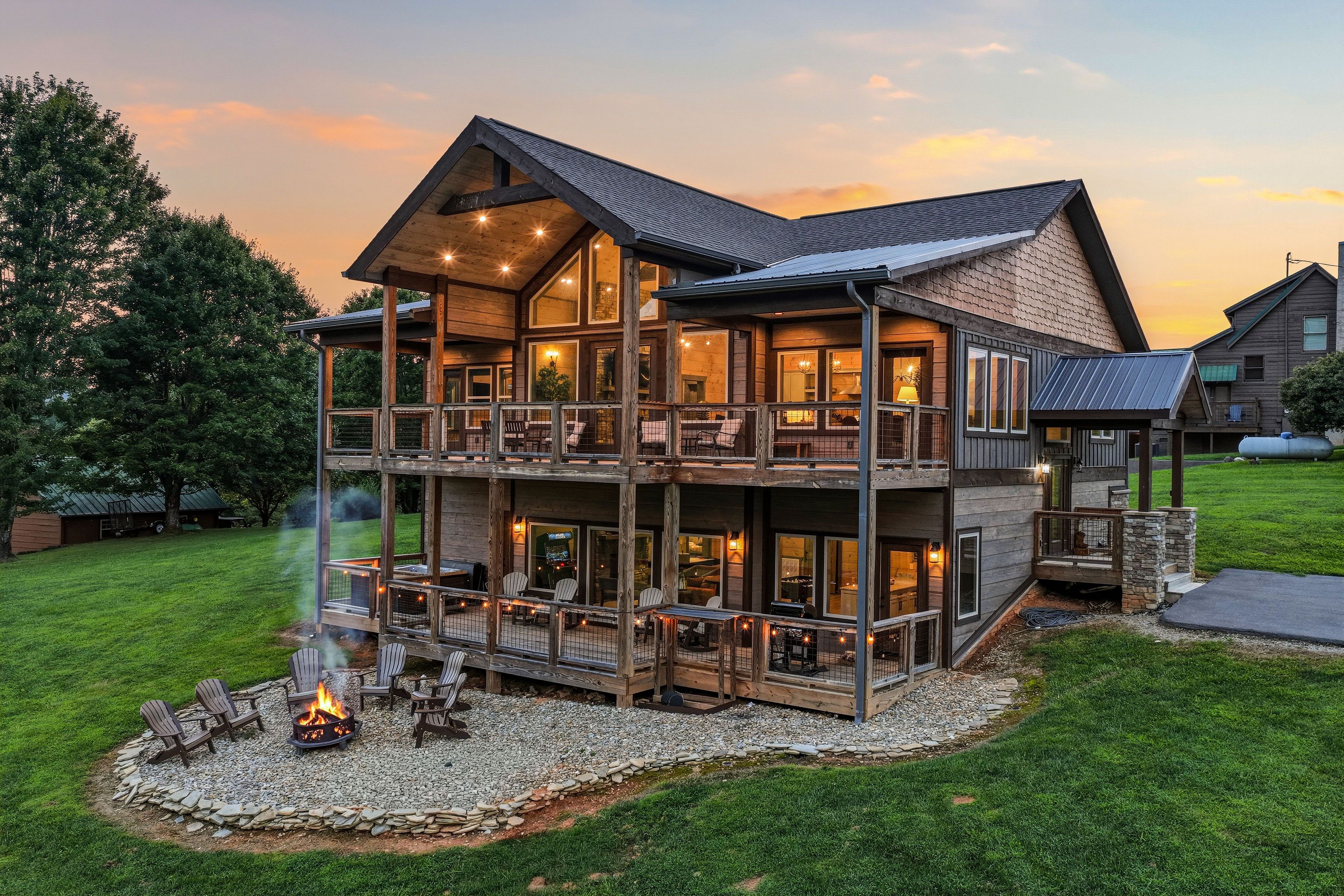 <span class="name">Sugar Tree Chalet offered by Bear Tracts</span>