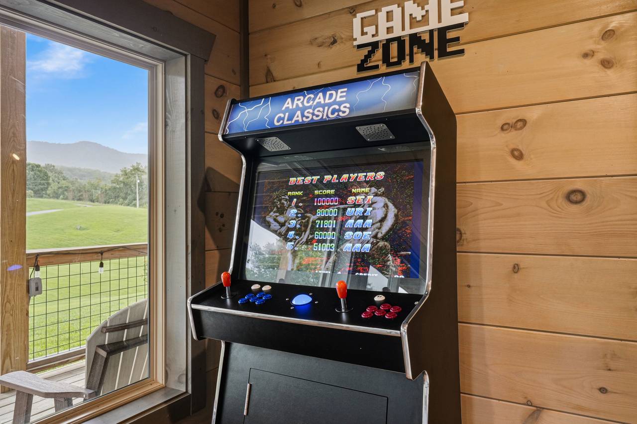 <span class="name">Arcade cabinet provides classic gaming entertainment</span> <span class="name">Arcade cabinet provides classic gaming entertainment</span>