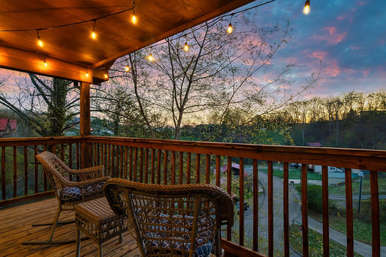 Two covered decks offer room to spread out Two covered decks offer room to spread out