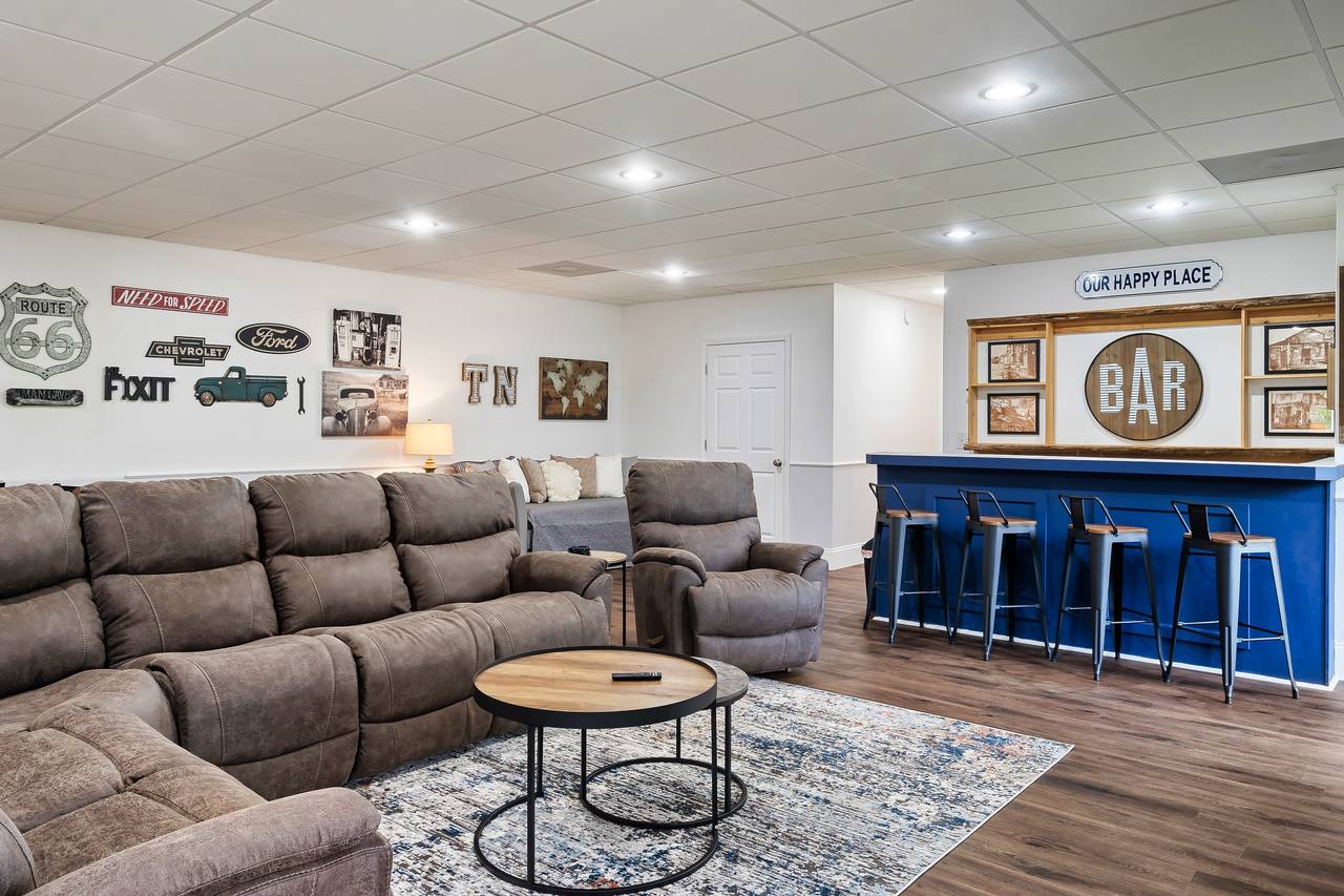 Recreation room offers space for everyone to gather Recreation room offers space for everyone to gather