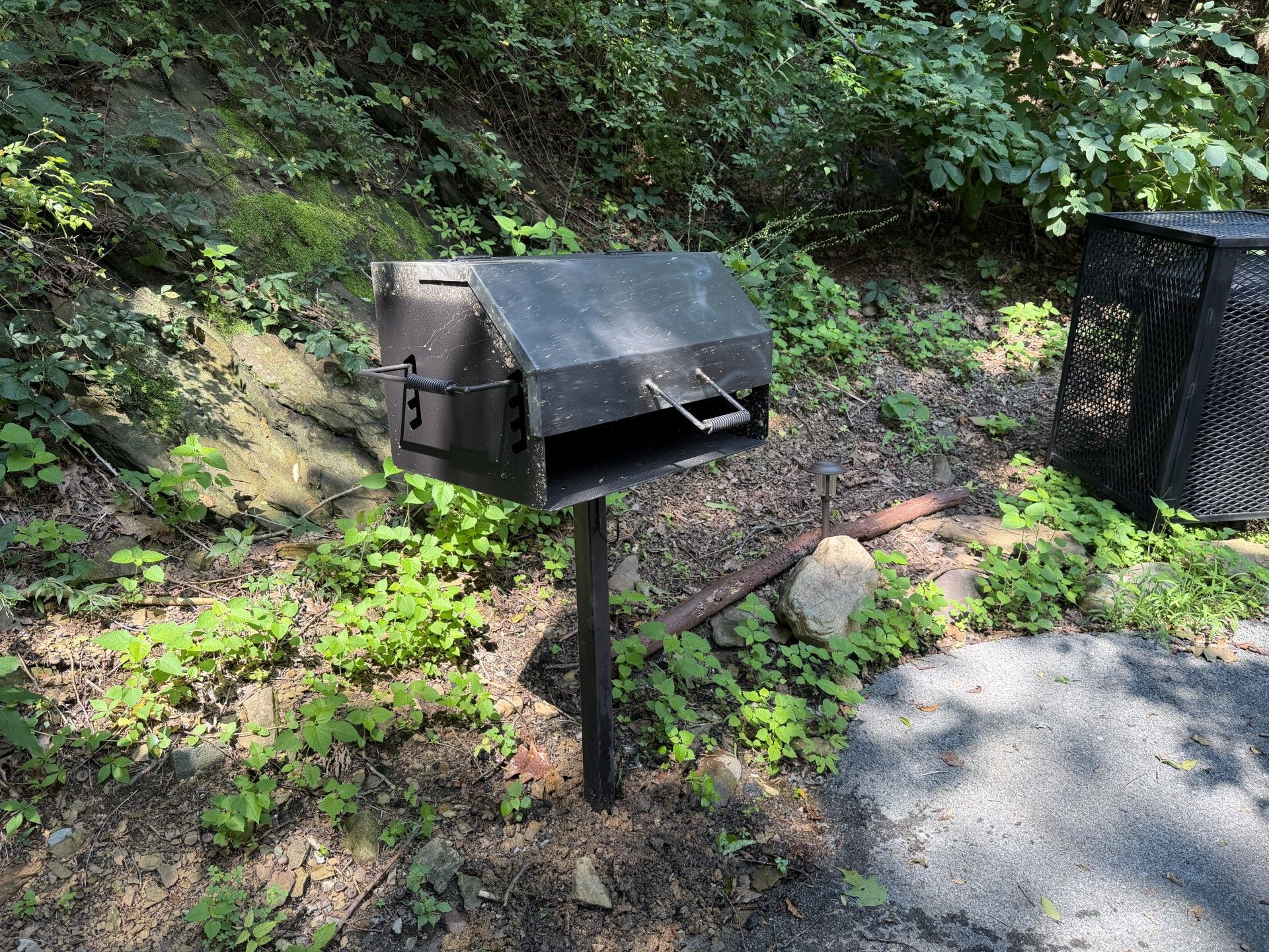 <span class="name">New charcoal grill for outdoor meal preparation</span>