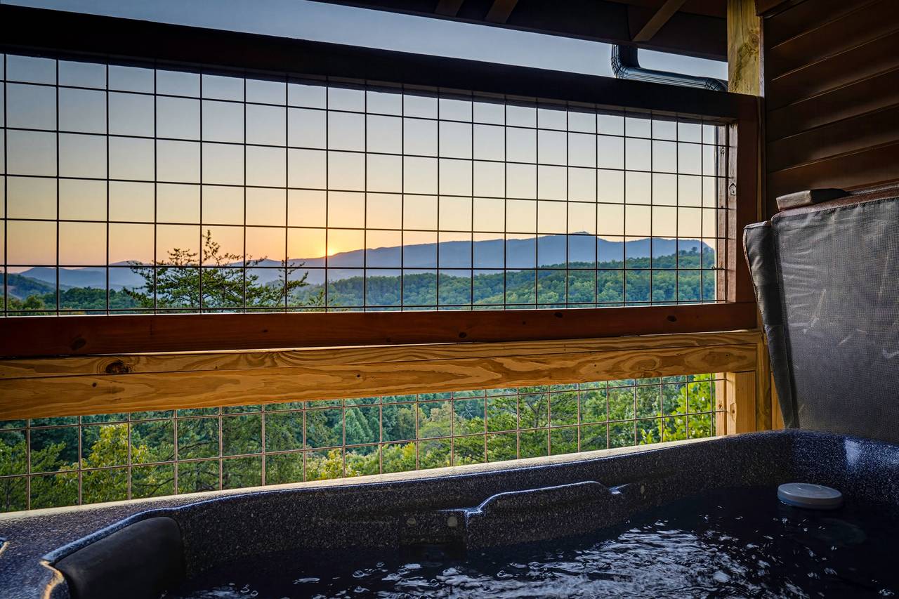 <span class="name">Soak in the private hot tub on the entry-level deck</span> <span class="name">Soak in the private hot tub on the entry-level deck</span>