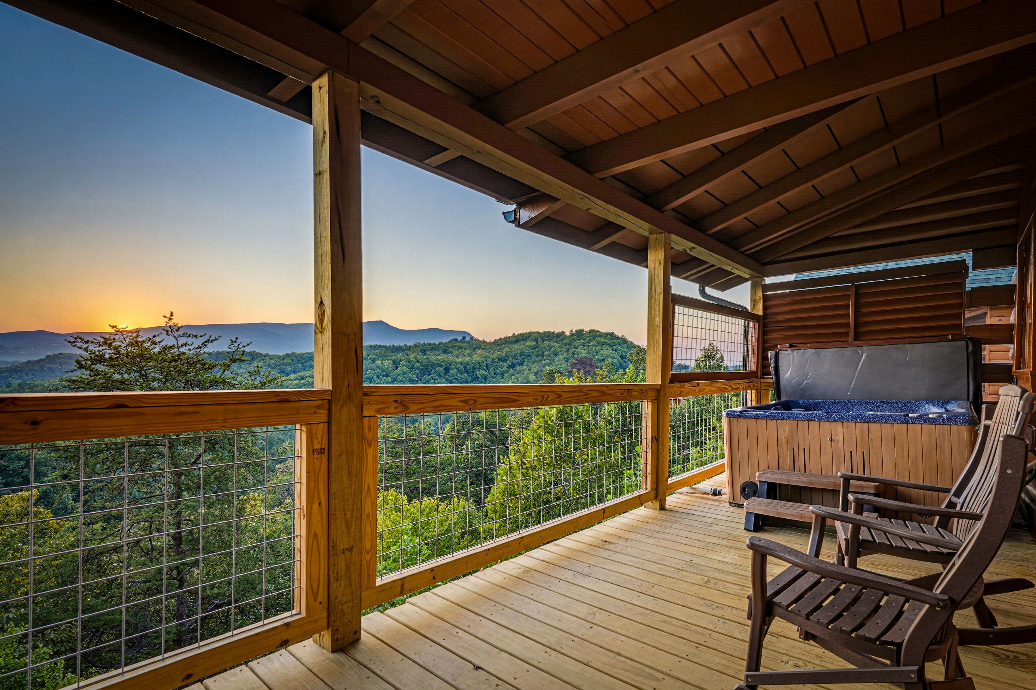 <span class="name">Rocking chairs offer a classic Smoky Mountain experience</span>