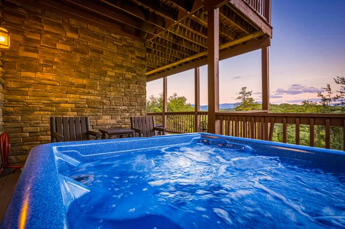 <span class="name">Relax in the private hot tub on the lower-level deck.</span> <span class="name">Relax in the private hot tub on the lower-level deck.</span>