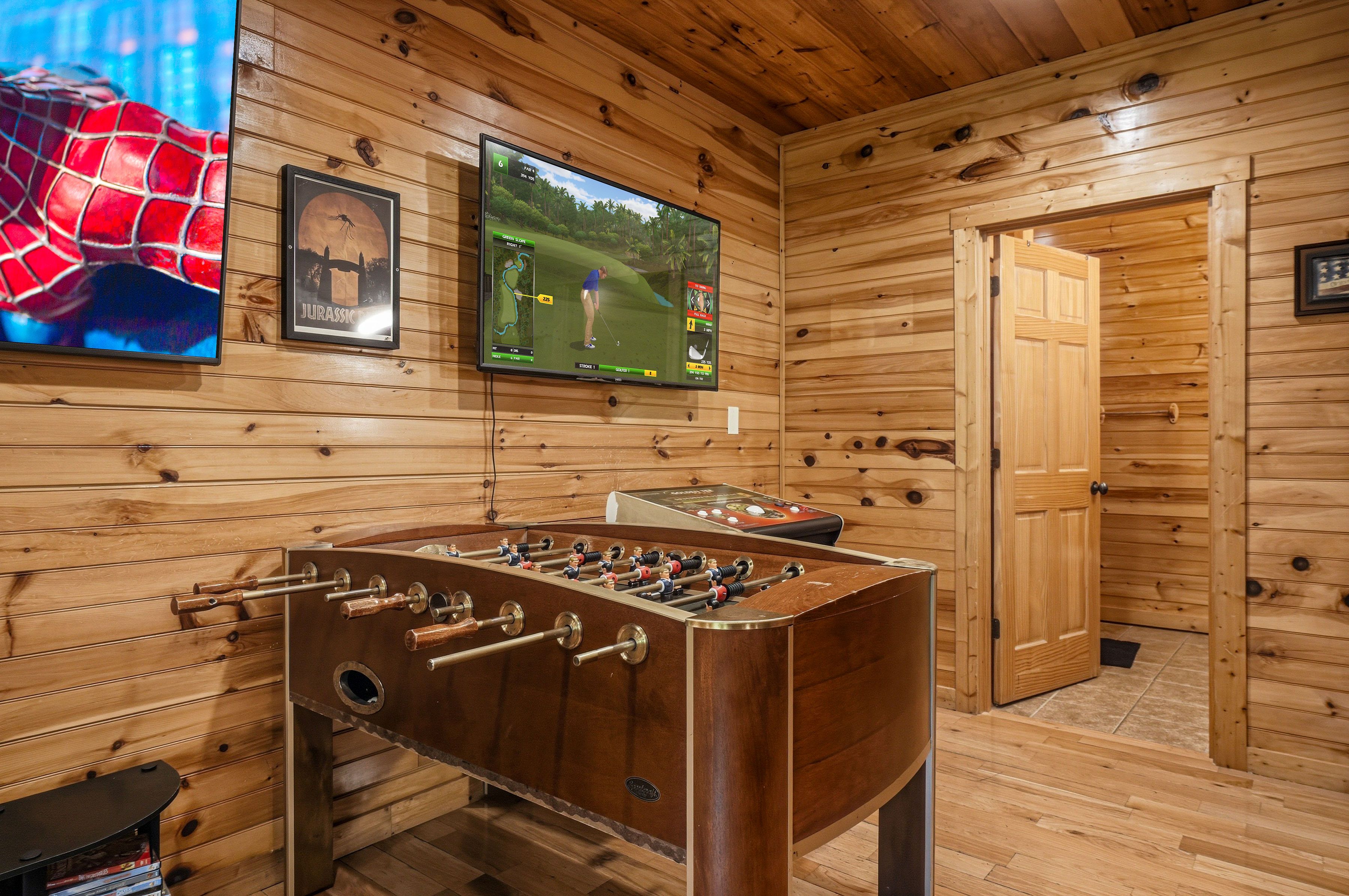 Foosball table for family game nights