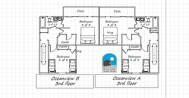 Ocean View A And B | Bloomer Estates Vacation Rentals