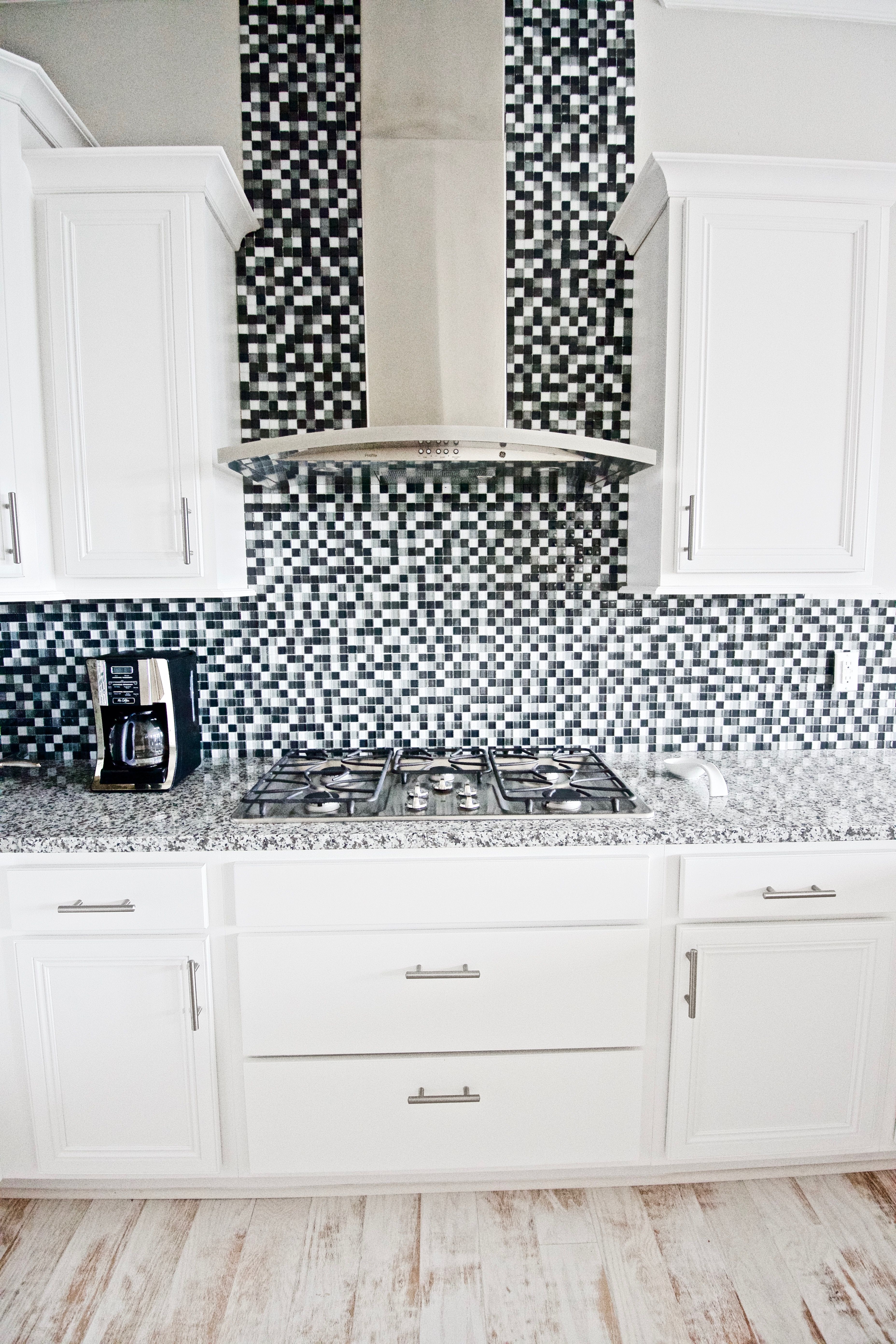 Kitchen with Gas Range and Regular Drip Coffee