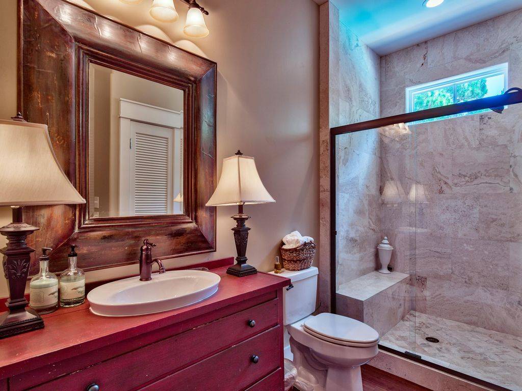 Shared Bathroom for Bunkroom and Living Room/Kitchen