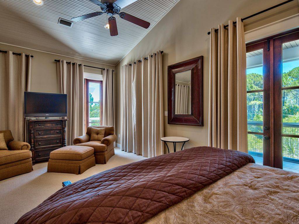 King Master Bedroom with Private Front Balcony