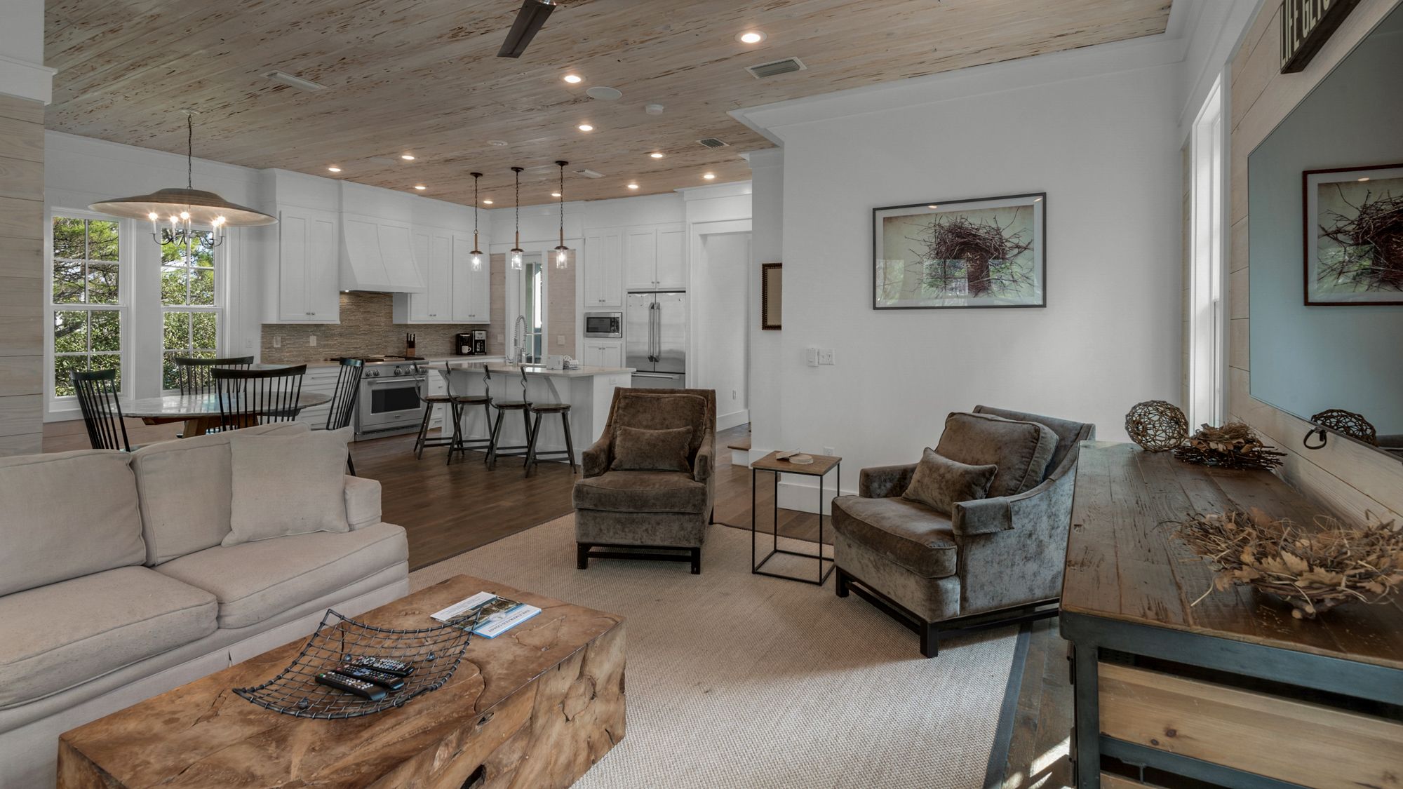 Sea Echo 2nd Floor Main Living Area and Kitchen