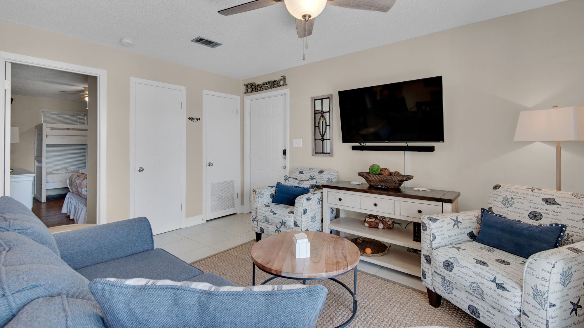 Beachwood Villas 11E Main Living Area