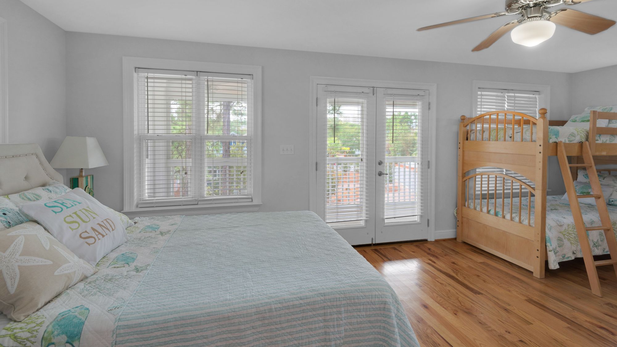 Bedroom/Bunkroom Leads to Private Balcony