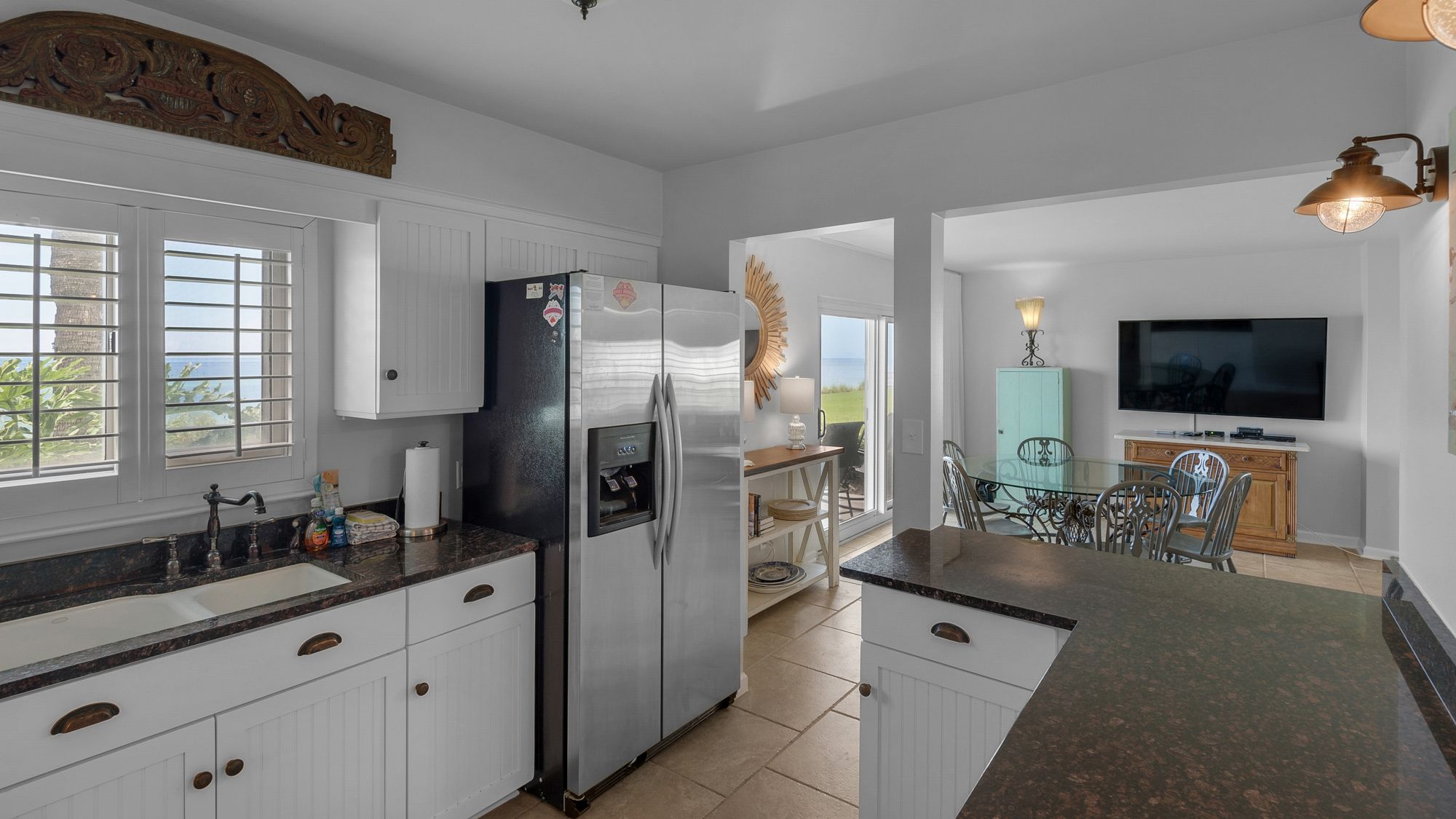 Sand Cliffs 117 Kitchen into LIving Area