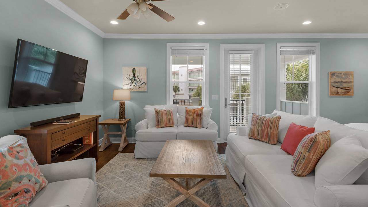 Beach Bike Escape 2nd Floor King Bedroom Living Area Beach Bike Escape 2nd Floor King Bedroom Living Area