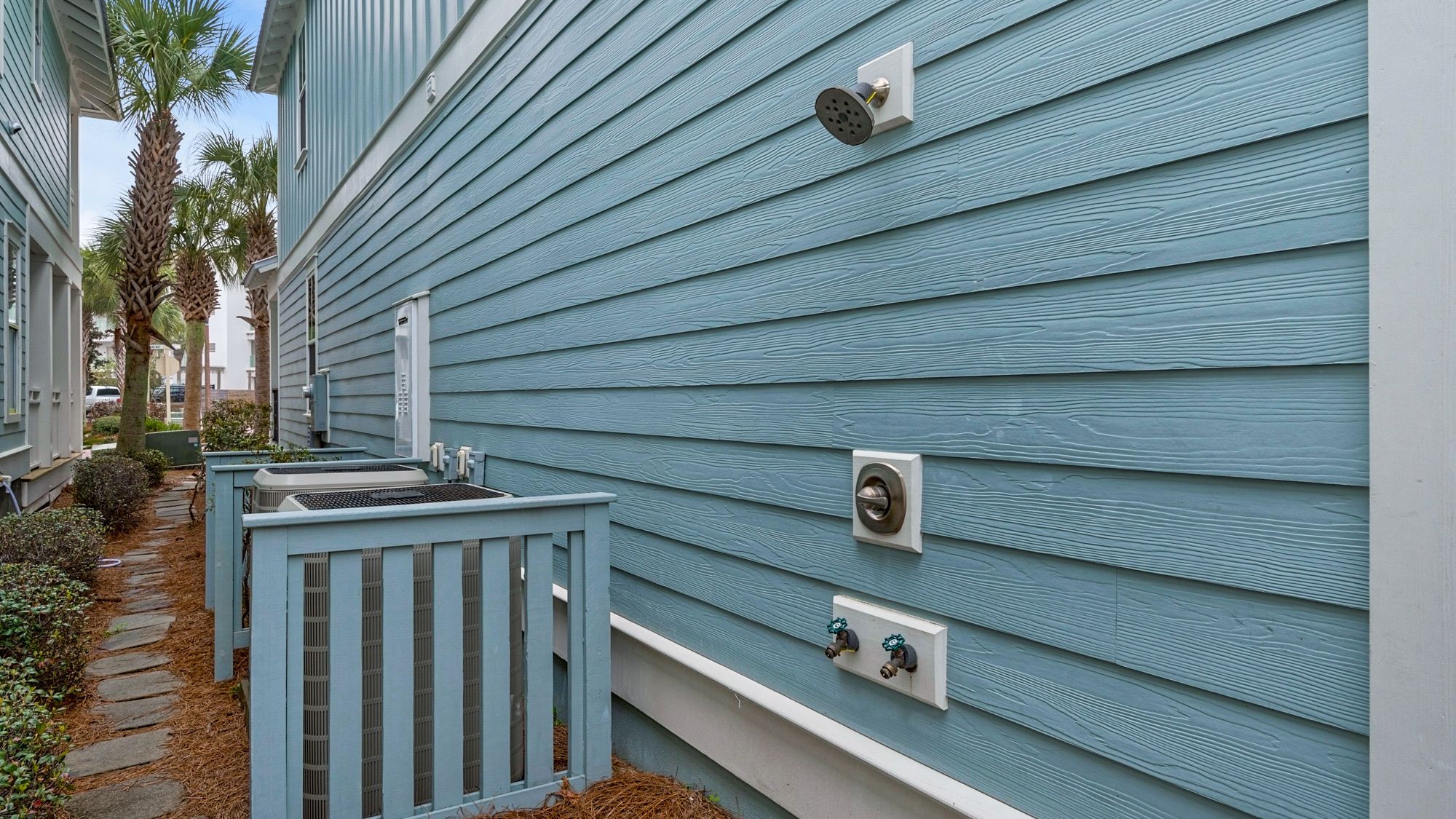 Beach Bike Escape Outdoor Shower