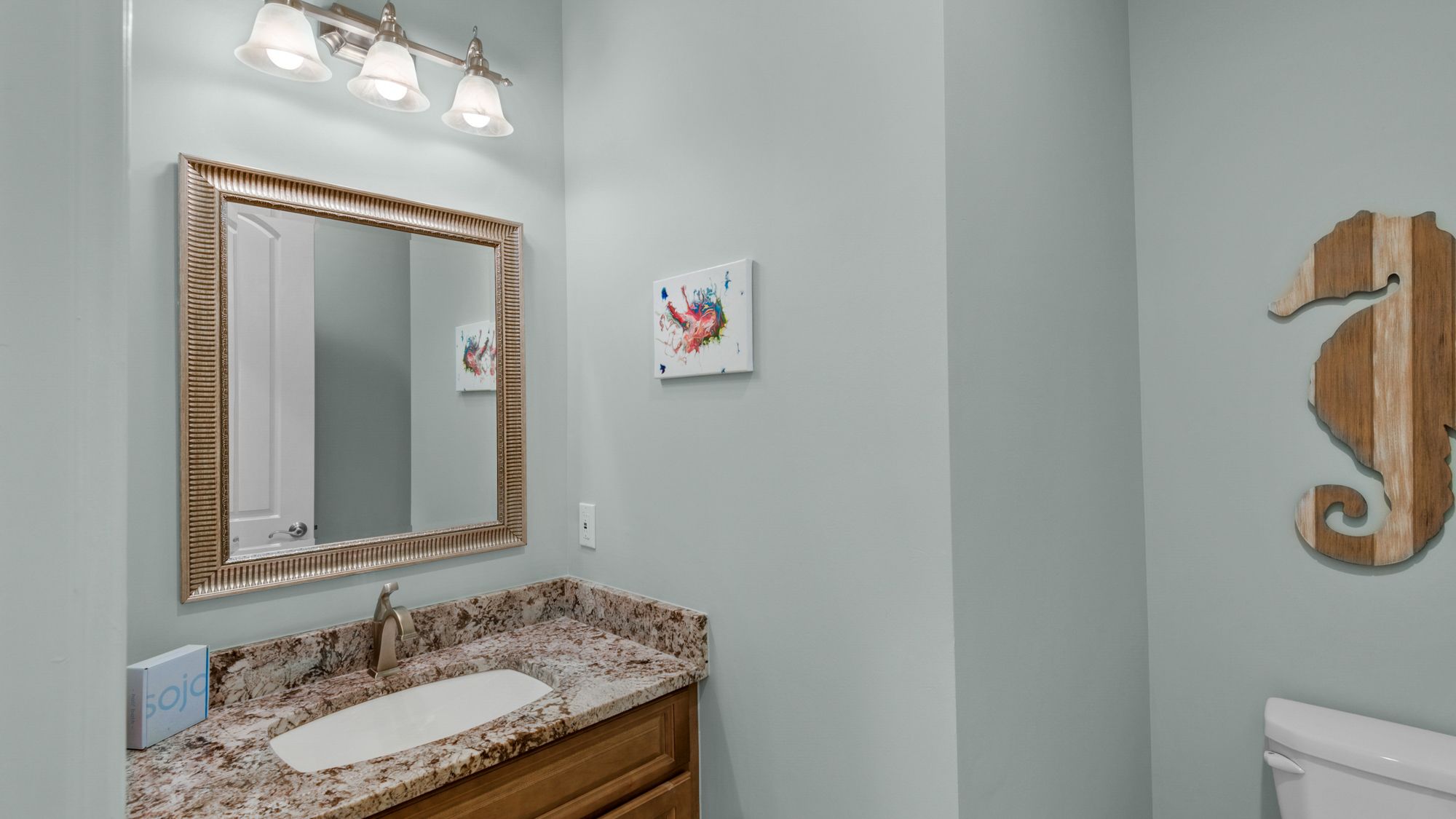 Beach Bike Escape 1st Floor Half Bathroom