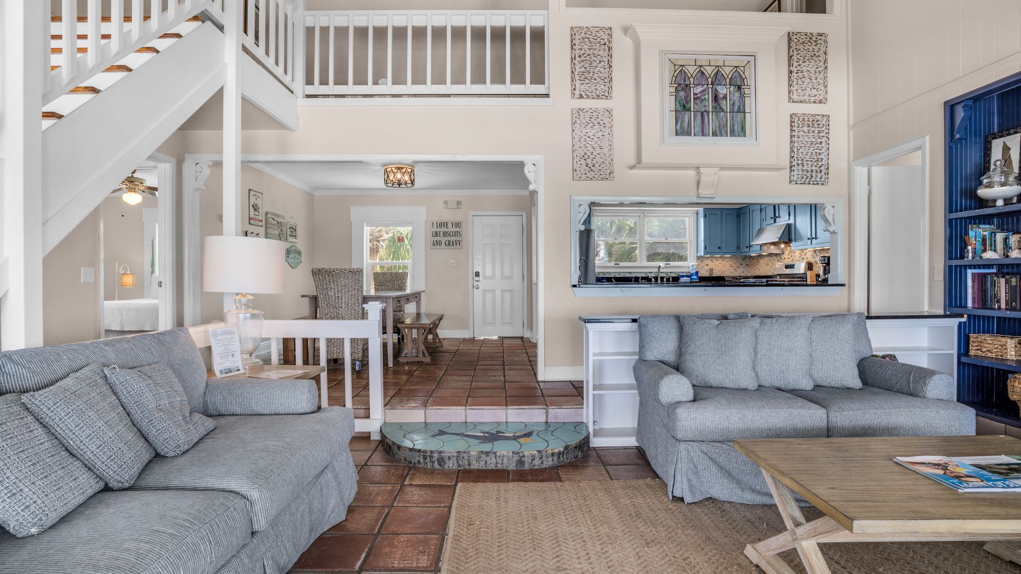 Paradise Cottage Too Gulf Living Area