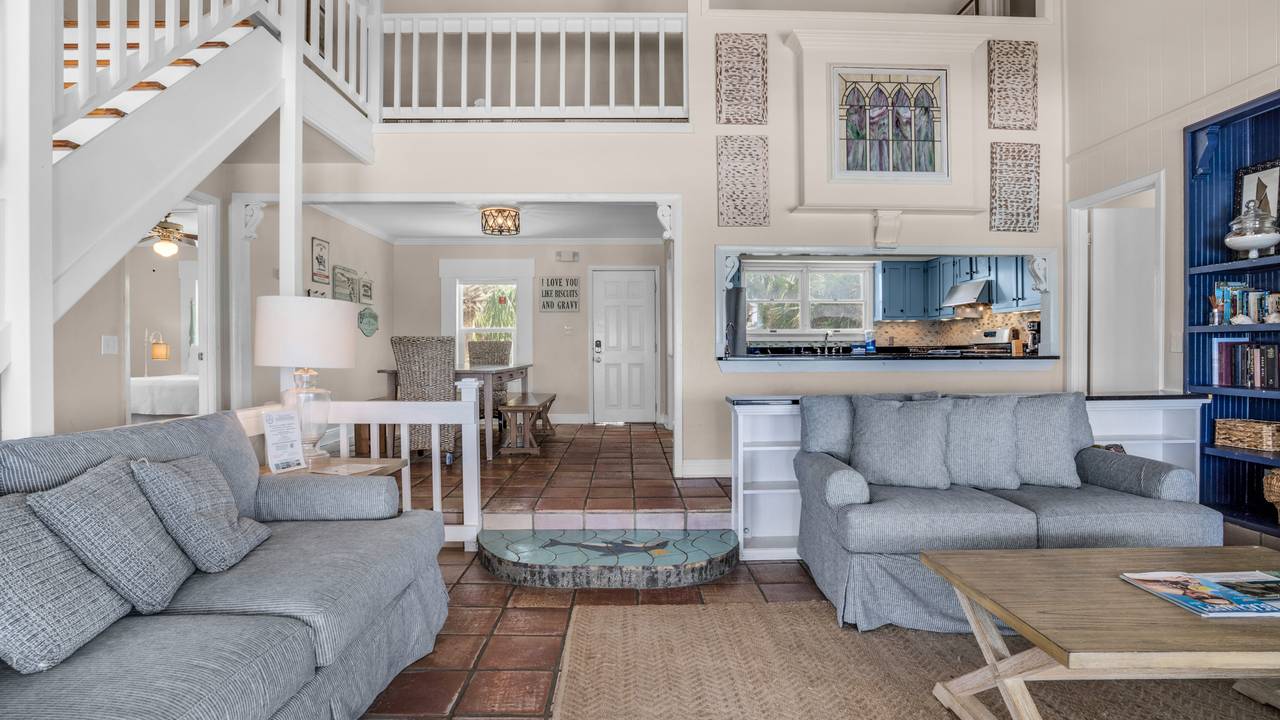 Paradise Cottage Too Gulf Living Area Paradise Cottage Too Gulf Living Area