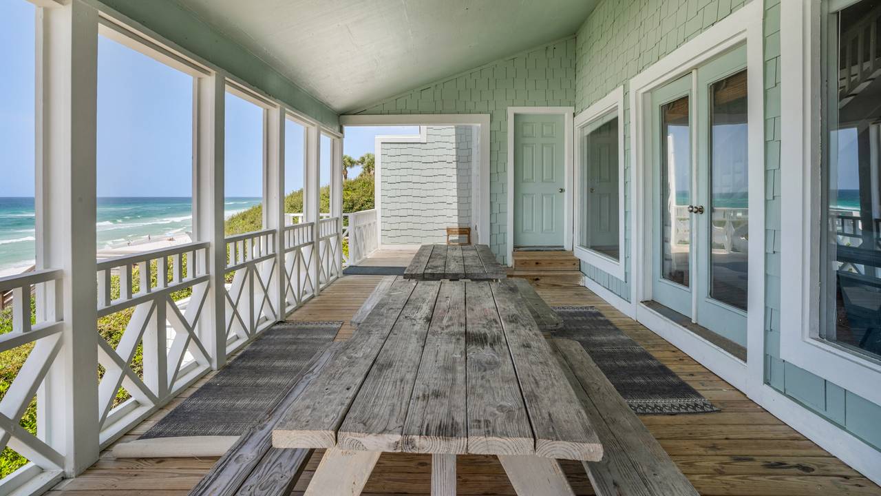 Paradise Cottage Too Porch with Gulf View Paradise Cottage Too Porch with Gulf View