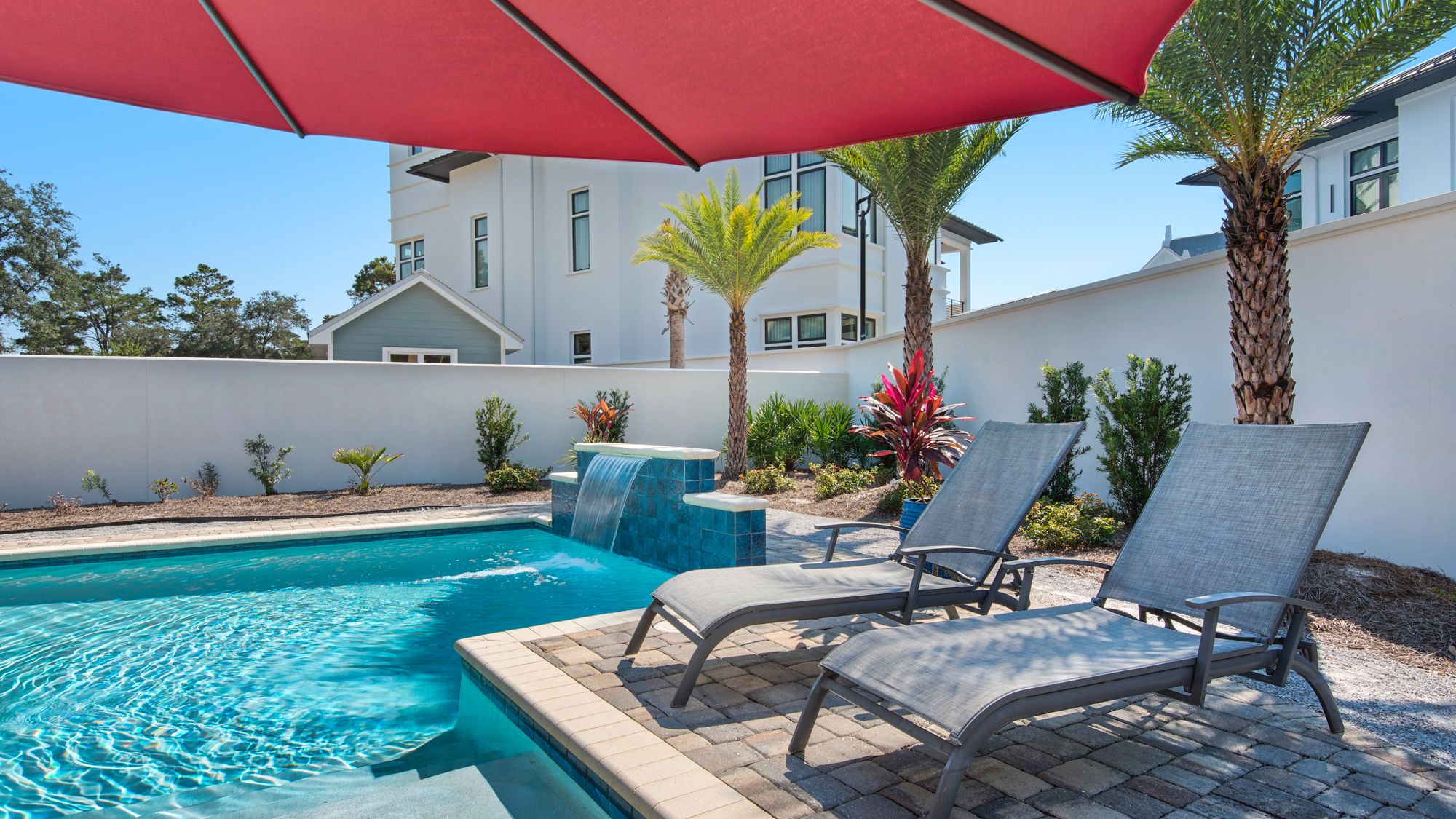 Coastal Living Pool area
