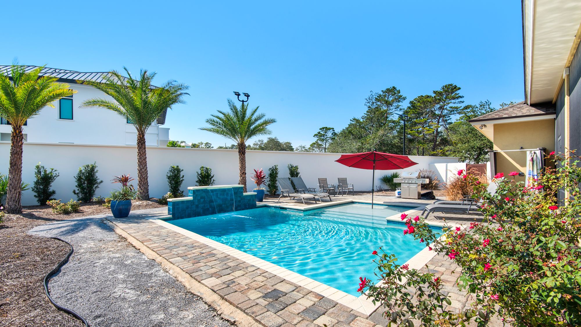Coastal Living Pool area