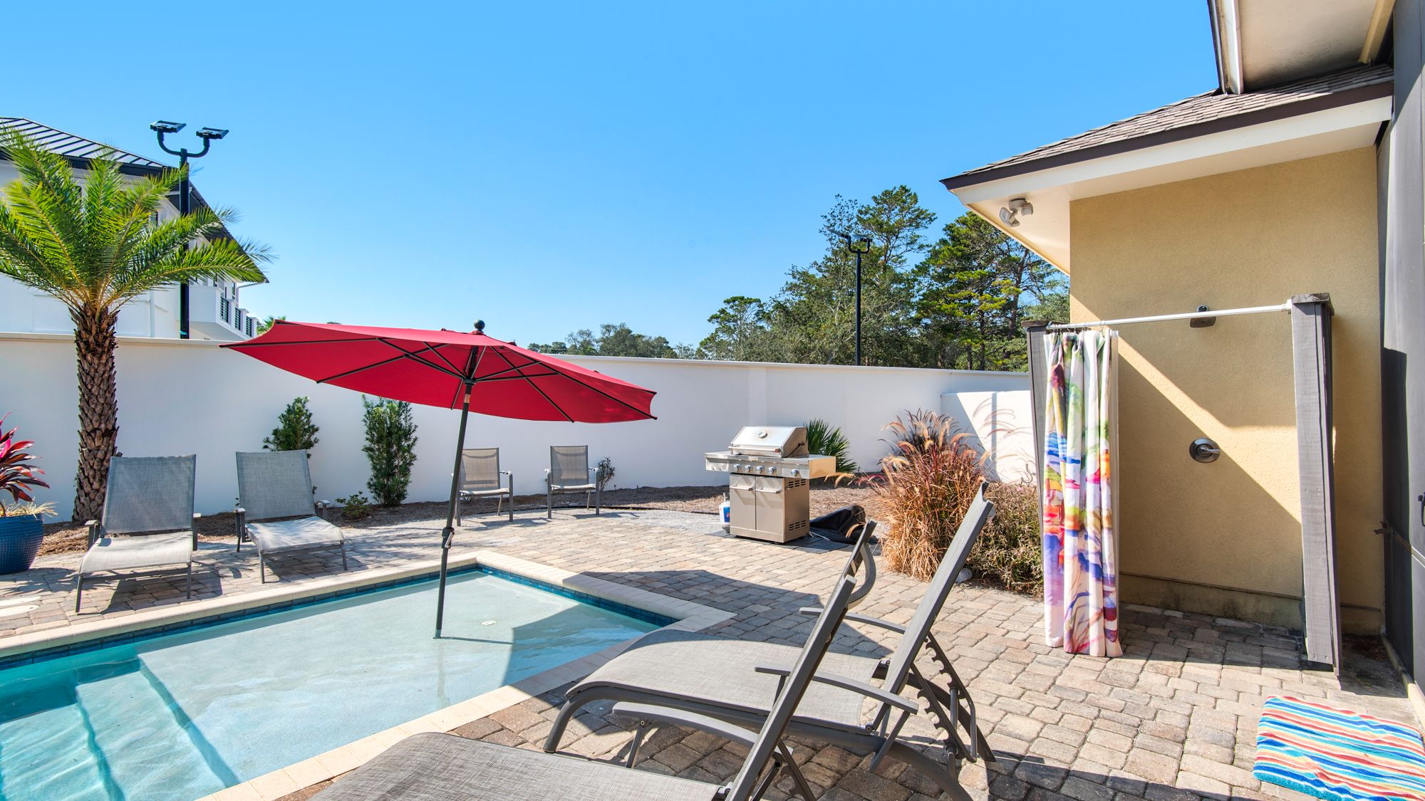 Coastal Living Pool area
