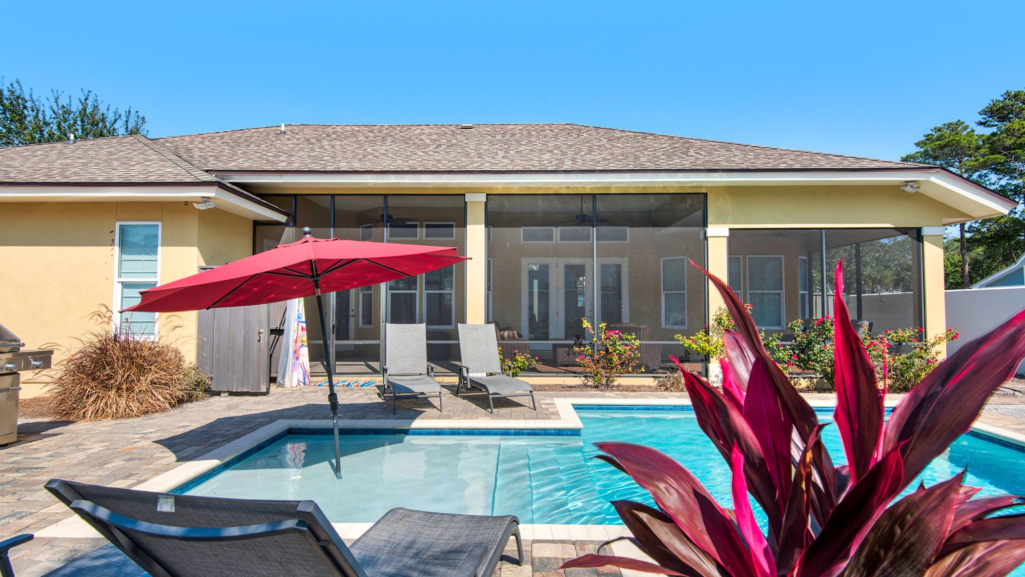 Coastal Living Pool area