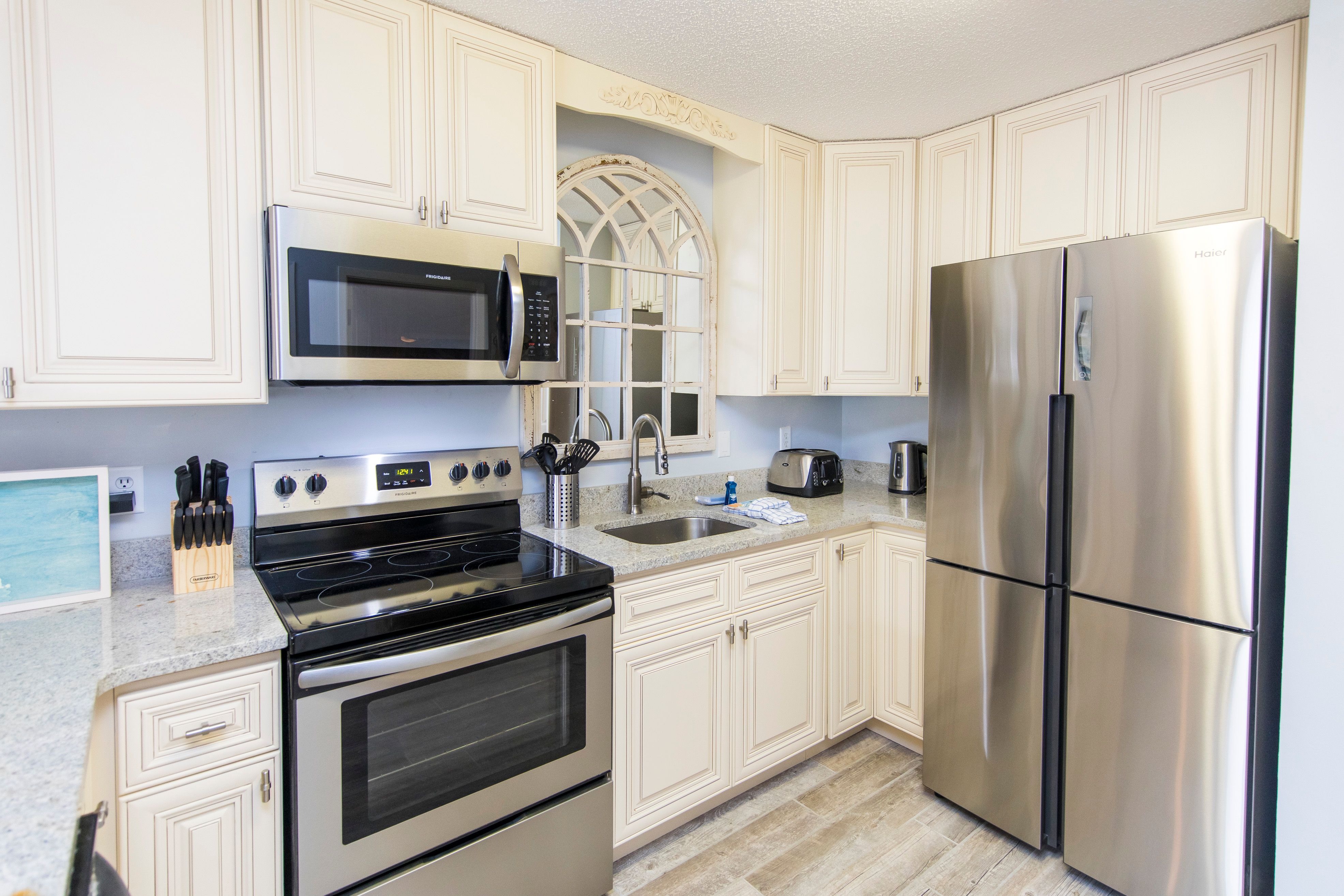 Kitchen with Stainless Steal Appliances