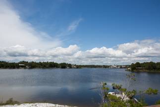 Back yard view of lake Back yard view of lake