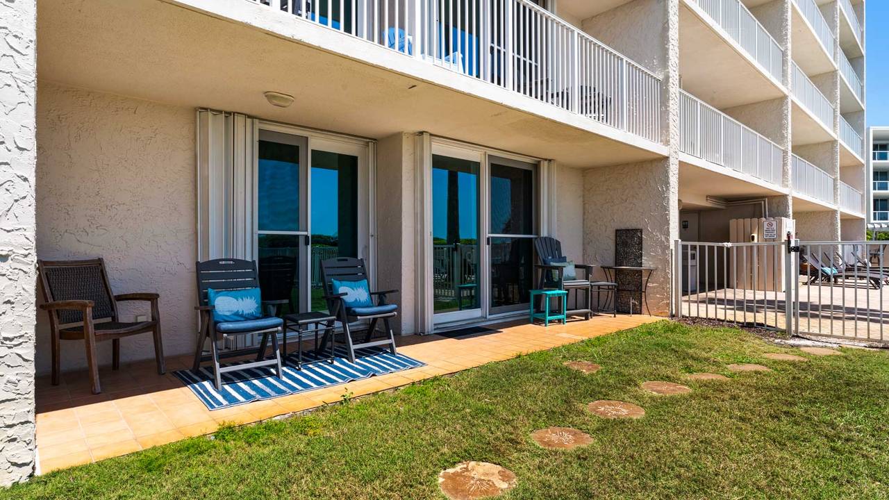 BeachCrest 102 - Back Patio BeachCrest 102 - Back Patio