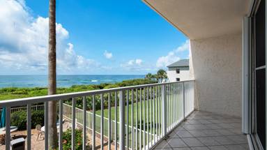 BeachCrest 203 balcony view BeachCrest 203 balcony view