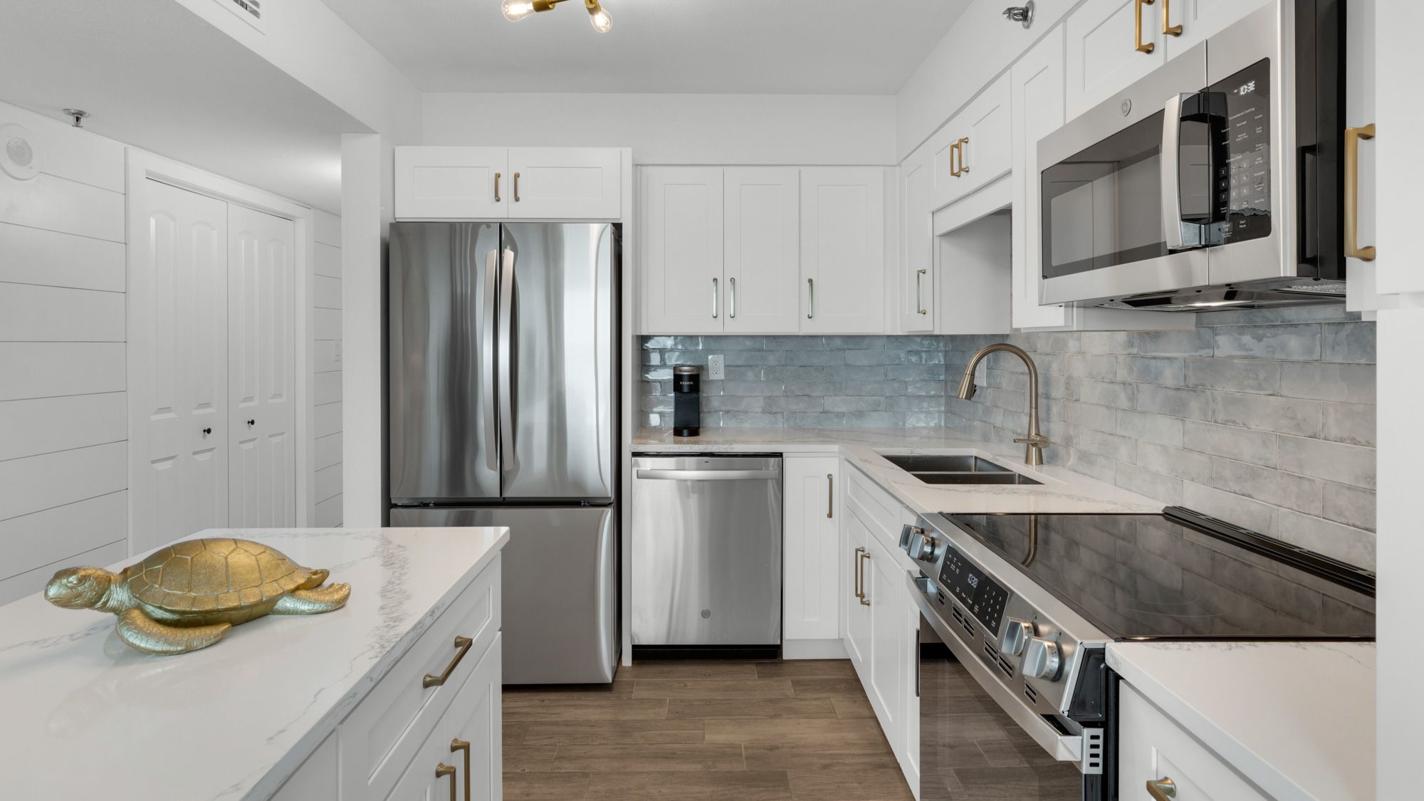 BeachCrest 204: Renovated and redesigned kitchen with new stainl