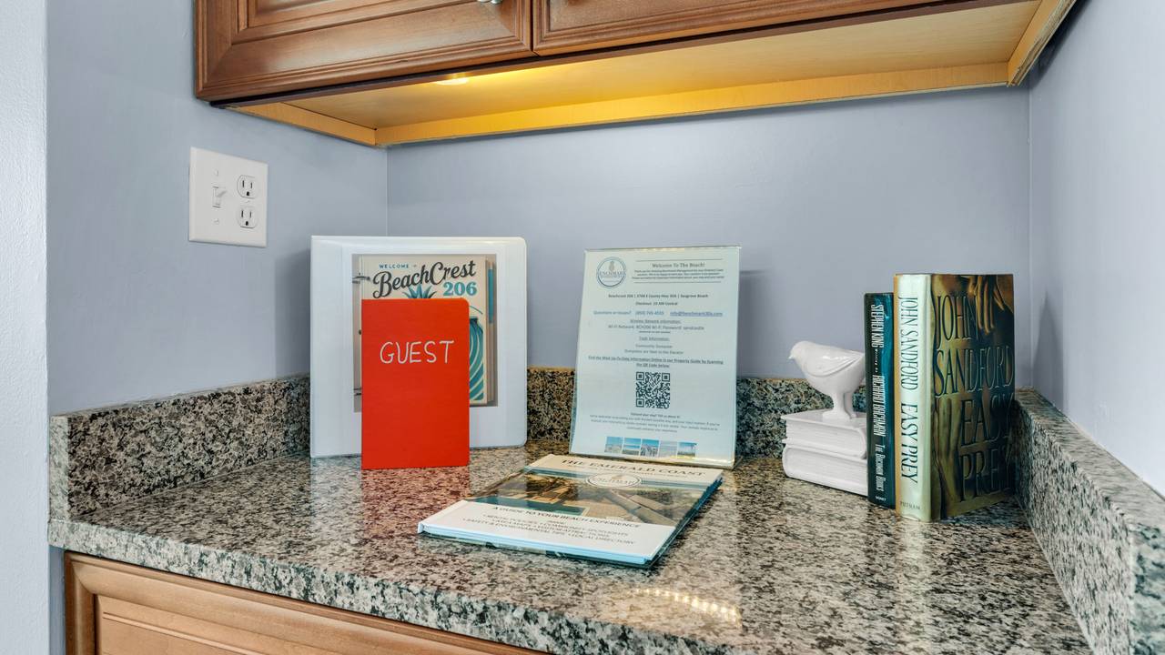 BeachCrest 206 Kitchen area BeachCrest 206 Kitchen area