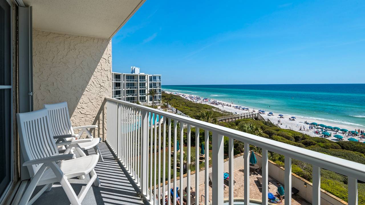 BeachCrest 402 Balcony and Views BeachCrest 402 Balcony and Views