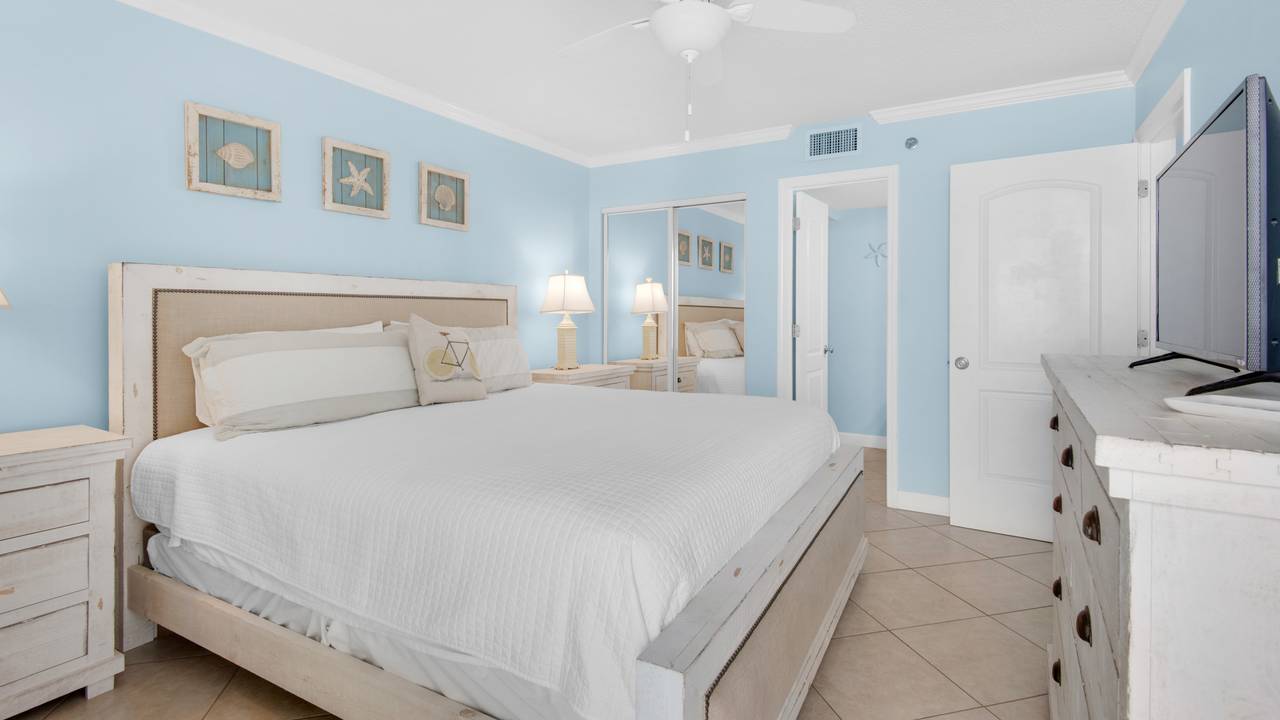 BeachCrest 406 King Master Bedroom BeachCrest 406 King Master Bedroom