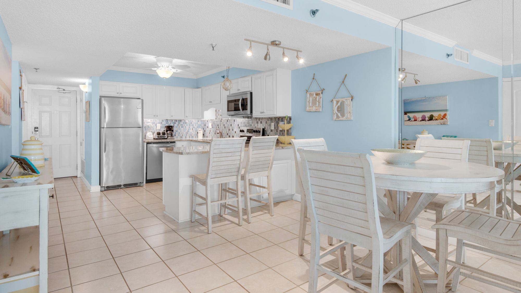 BeachCrest 406 Dining and Kitchen