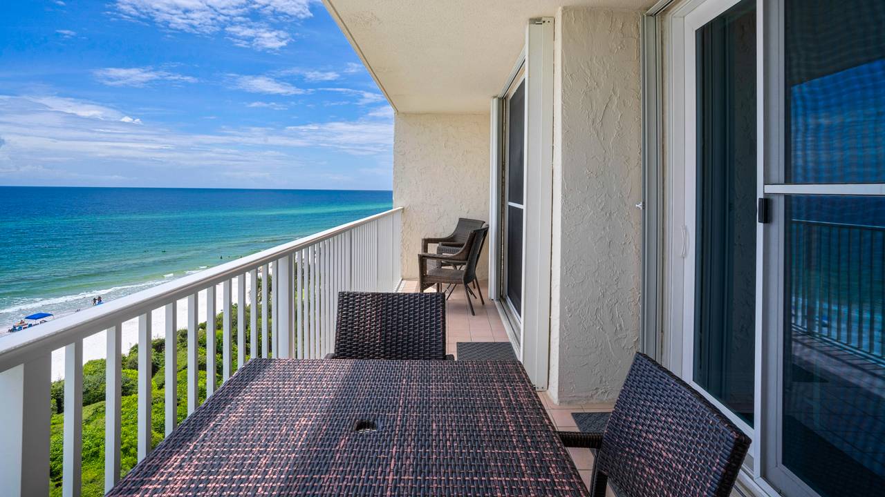 BeachCrest 601 Balcony and Gulf Views BeachCrest 601 Balcony and Gulf Views